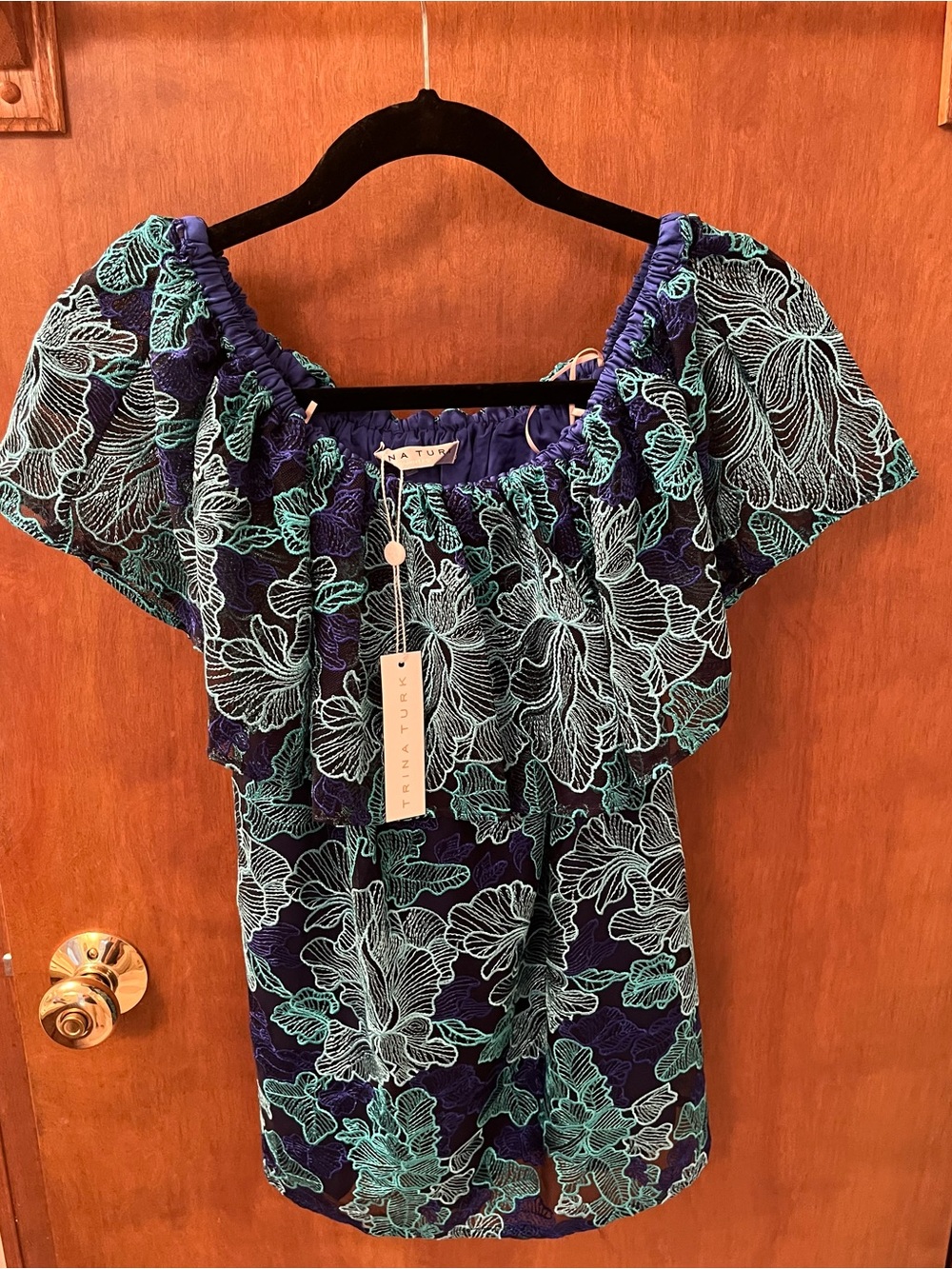 Trina Turk women’s wisdom top Medium